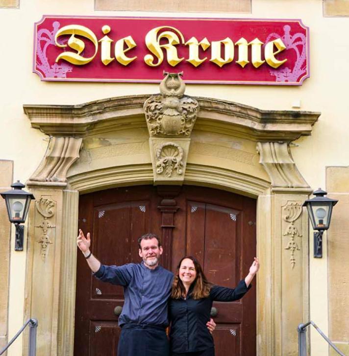 Gasthof Die Krone Schwäbisch Hall Extérieur photo